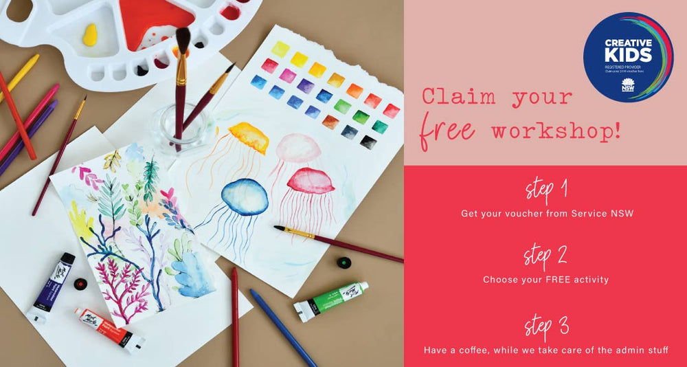 Changes to NSW Creative Kids Voucher - No More Free Art & Craft Kits - Newy  with Kids